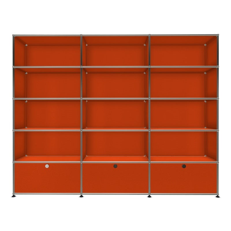 3x5 Module System with 3 bottom doors [W(750+750+750)XD350xH(350+
