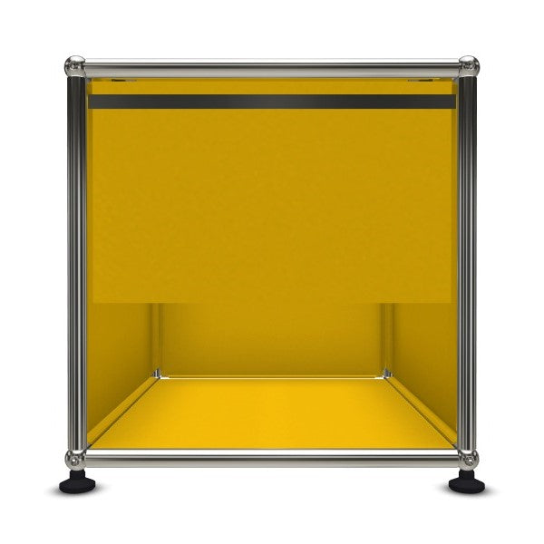 1x1 Modular Side table with 1 Large Drawer [W350xD500xH350] by Usm #Golden Yellow [RAL 1004]