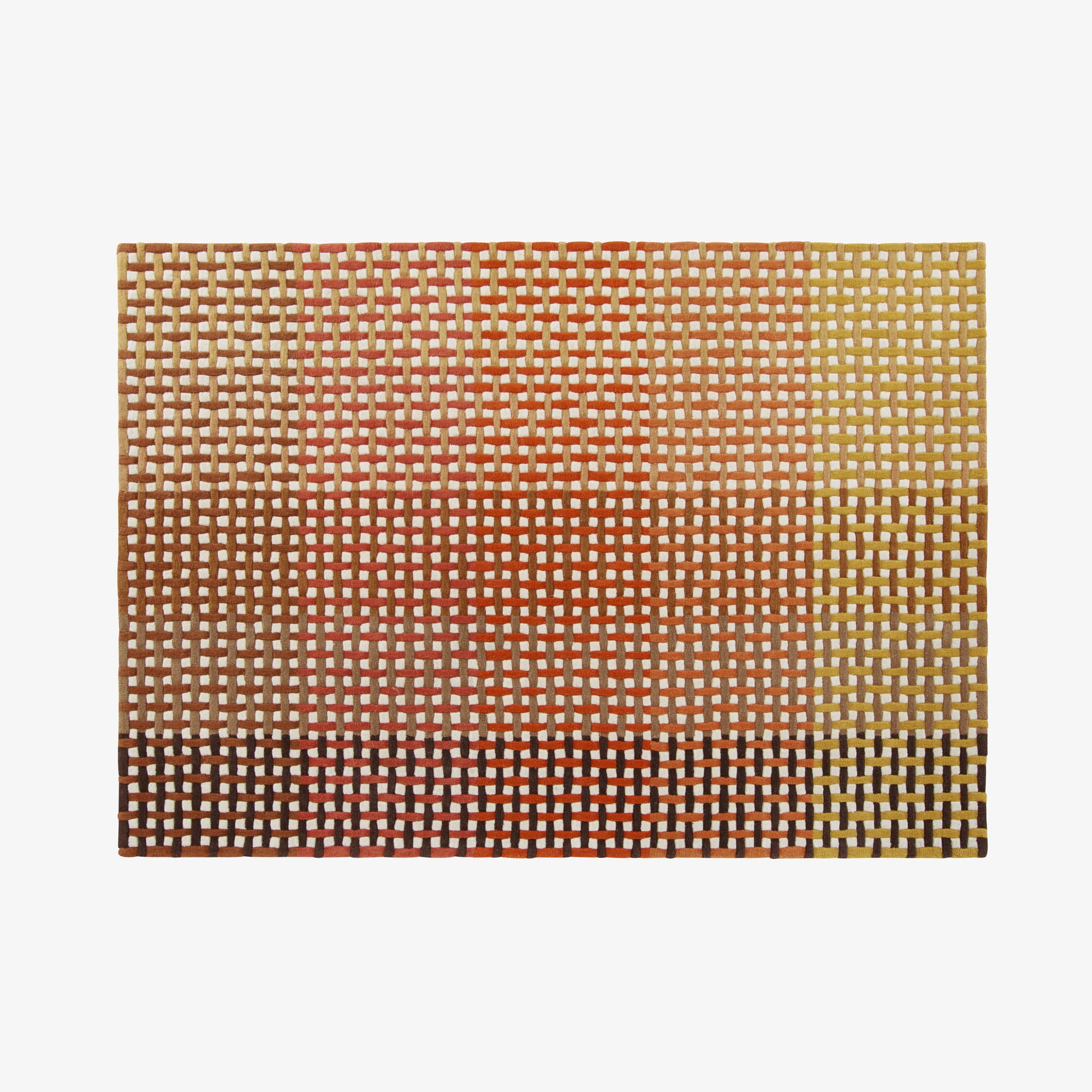 Entrelacs - Handmade Rectangular Wool Rug by Ligne Roset #Safran