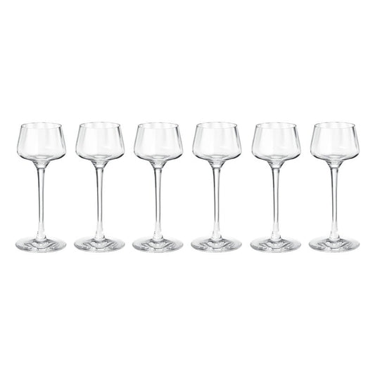 Bernadotte snaps glass by Georg Jensen #6 pcs #