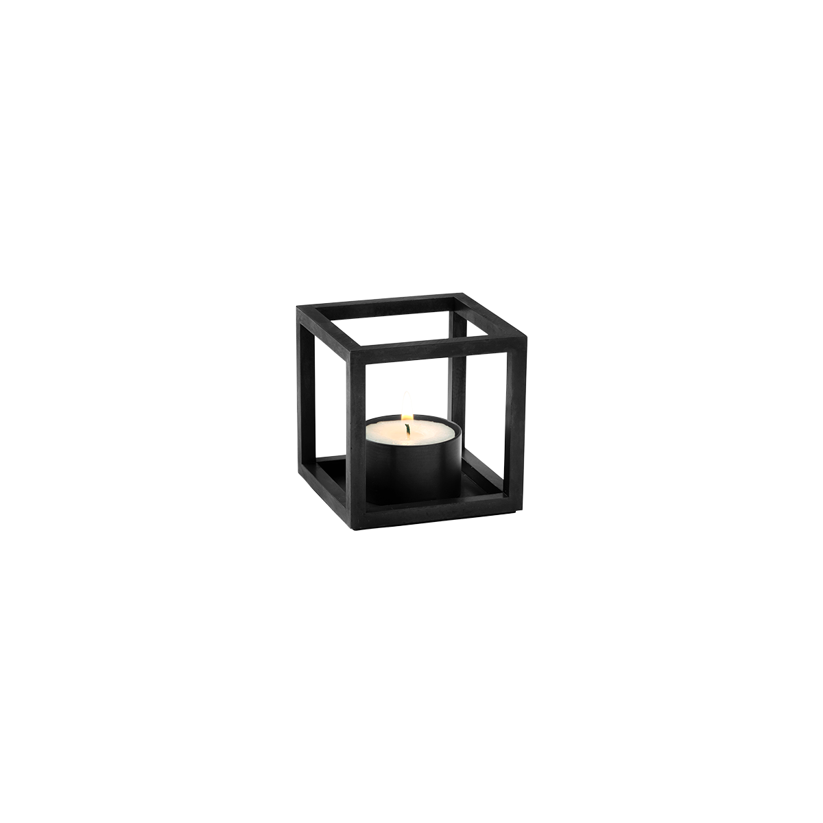 Kubus T Candlestick by Audo #Black