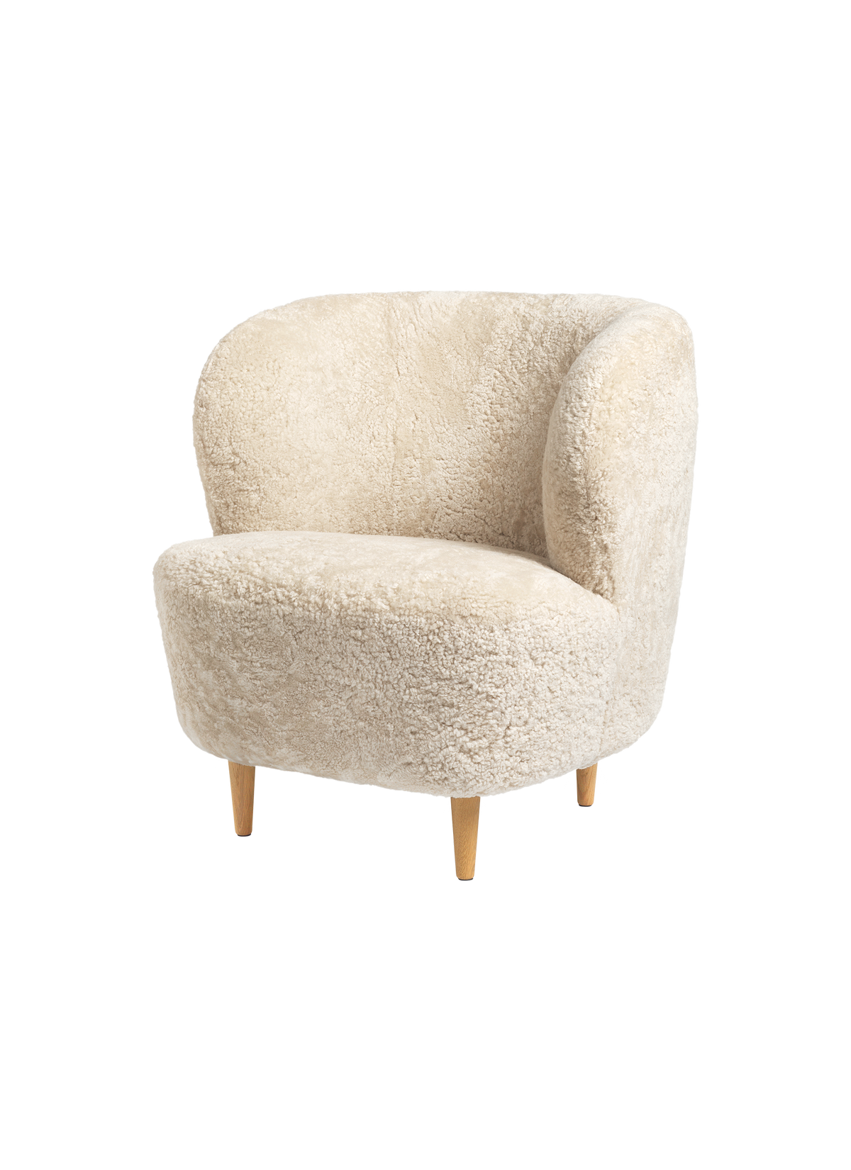 STAY Lounge Chair - Small, Wooden legs