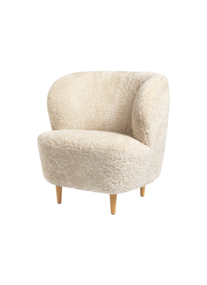 STAY Lounge Chair - Small, Wooden legs