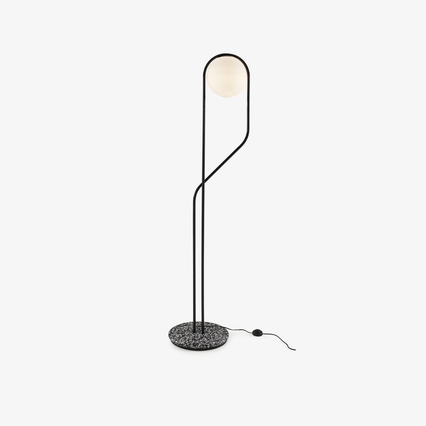 ASTRÉE - Metal floor lamp with marble base