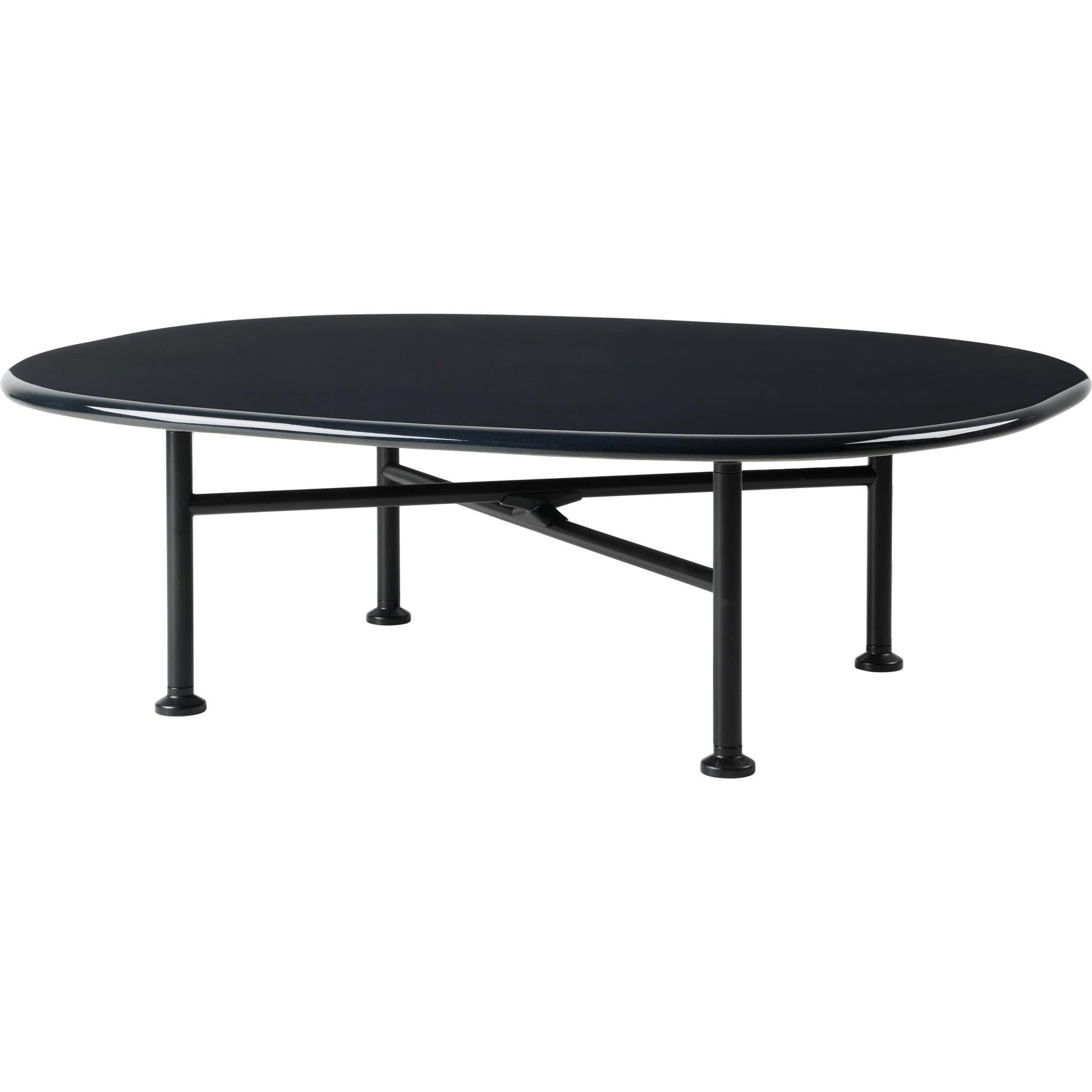 Carmel Coffee Table 87.5x70 by GUBI #Midnight Black