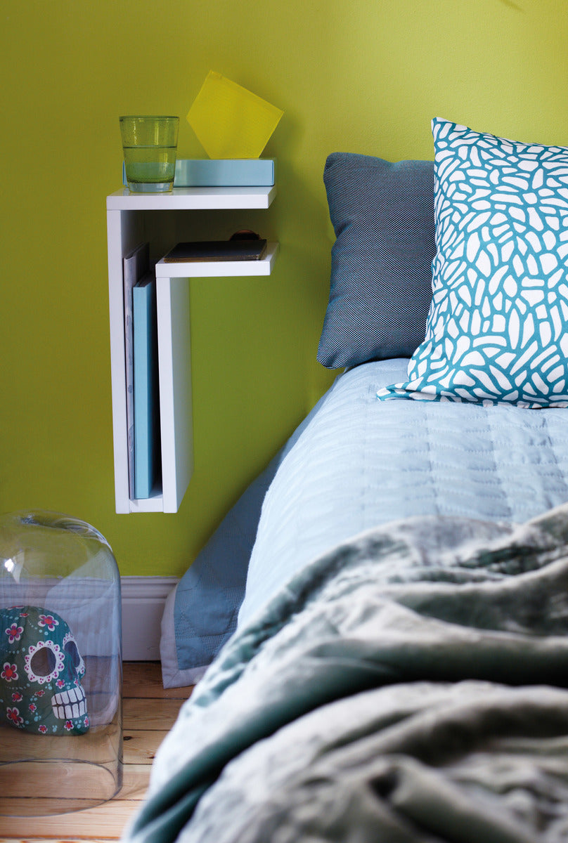 F-shelf, left, white