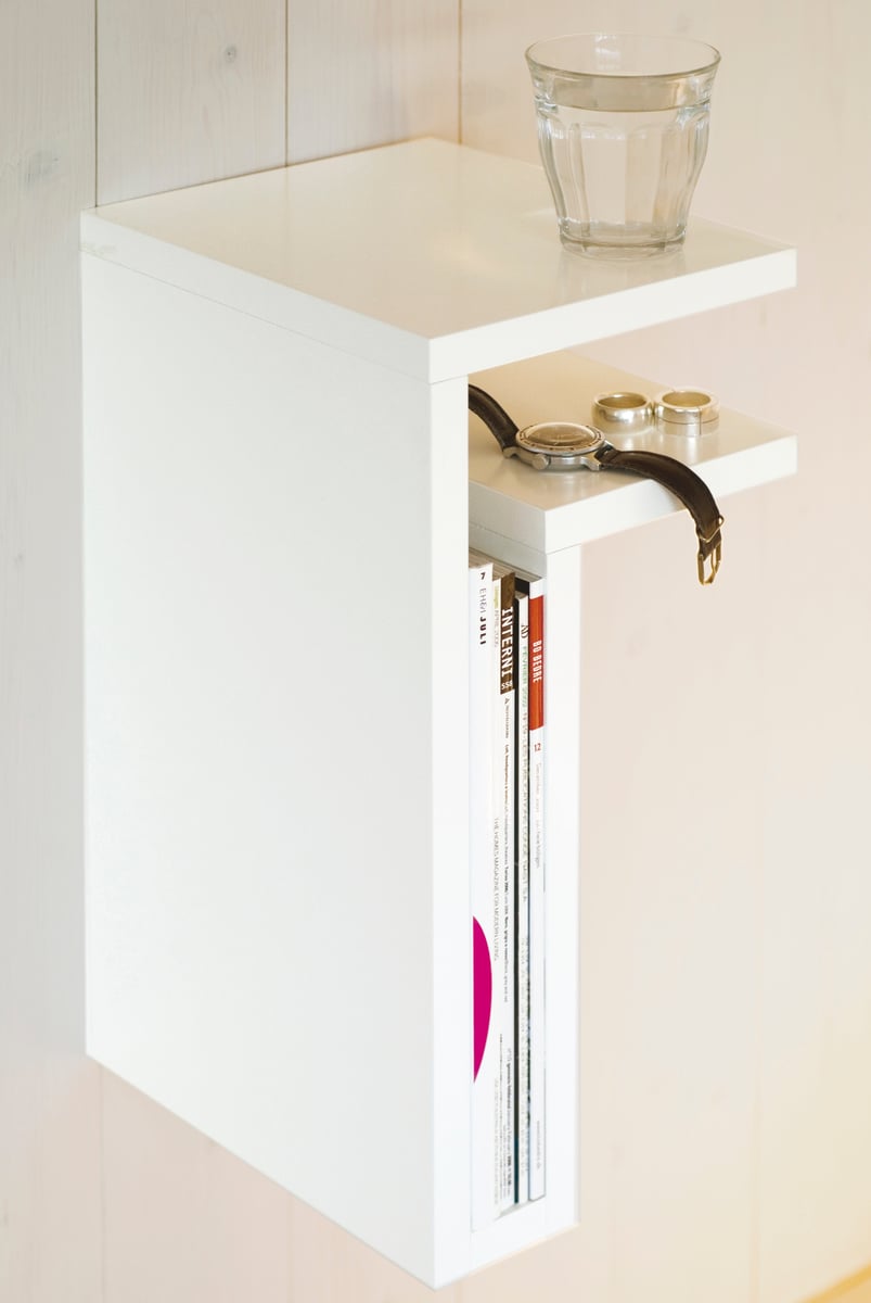 F-shelf, left, white