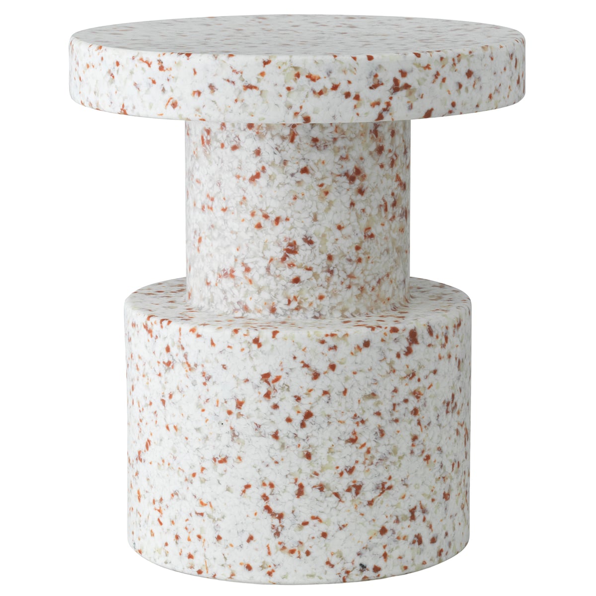 Bit stool, white