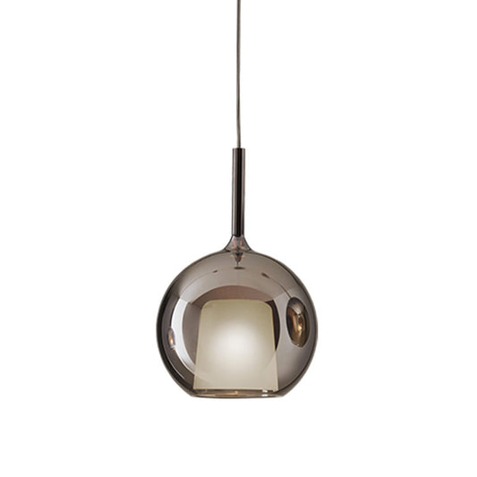 Glo - Led Borosilicate Glass Pendant Lamp by Penta #black
