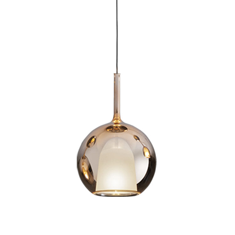 Glo - Led Borosilicate Glass Pendant Lamp by Penta #rose gold