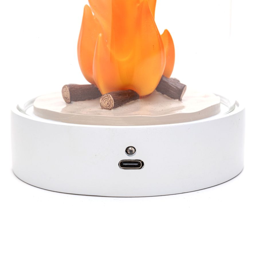 Resin and Glass Table Lamp My Little Bonfire by Seletti #Bonfire