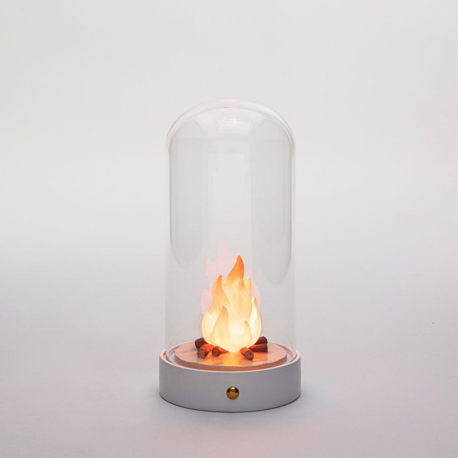 Resin and Glass Table Lamp My Little Bonfire by Seletti #Bonfire