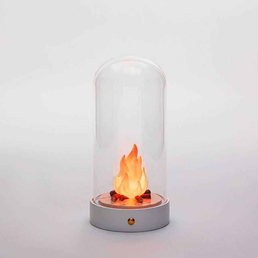 Resin and Glass Table Lamp My Little Bonfire by Seletti #Bonfire