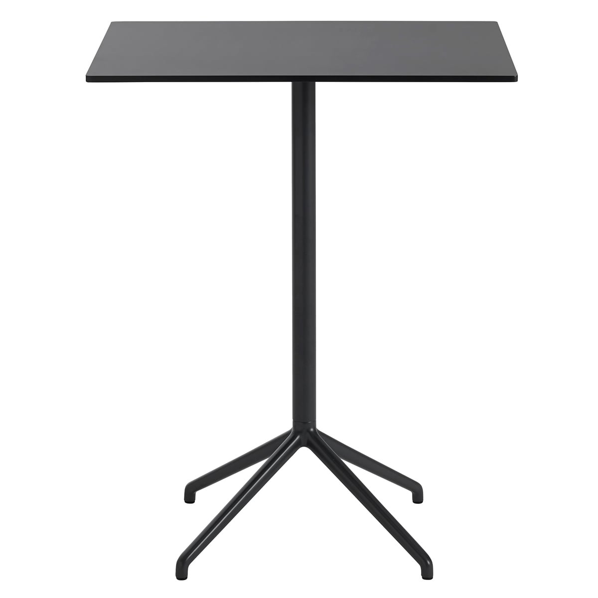 Still Cafe bar table 75 x 65 cm, h. 95 cm, black