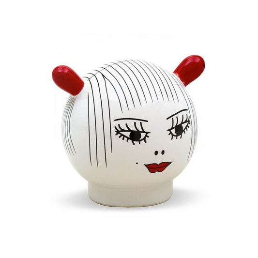 Fine Porcelain Spare part for Canopie Vase Zoe Head Spare part by Seletti