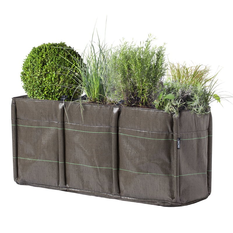 Baclong 3 fabric planter by Bacsac #110 L, geotextile #