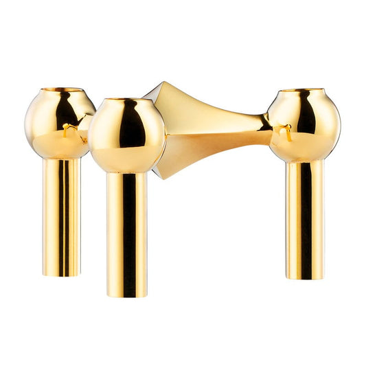 STOFF Nagel candleholder by STOFF Copenhagen #brass #