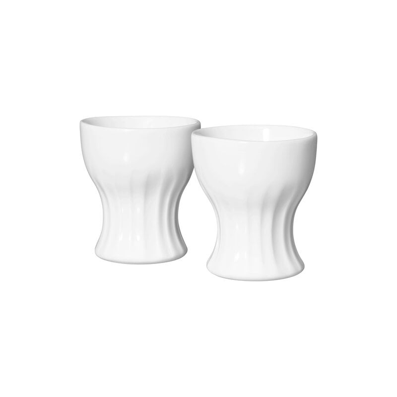 Pli Blanc egg cup 4 cl by Rörstrand #2 pcs #