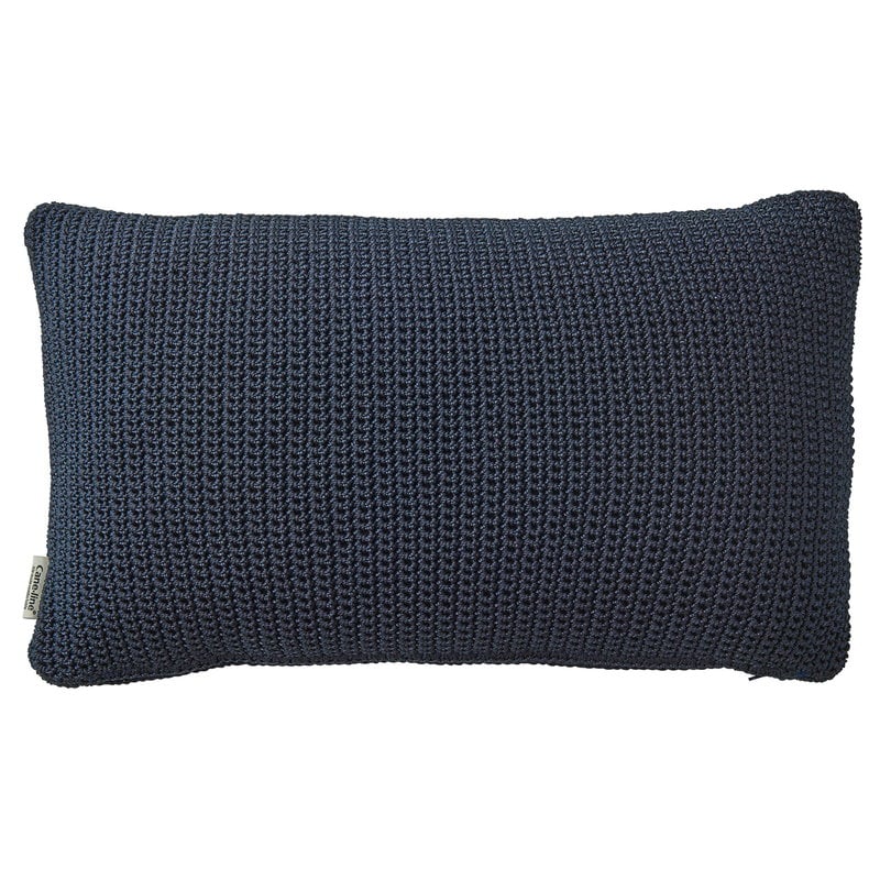 Divine cushion by Cane-line #32 x 52 x 12 cm, midnight blue #