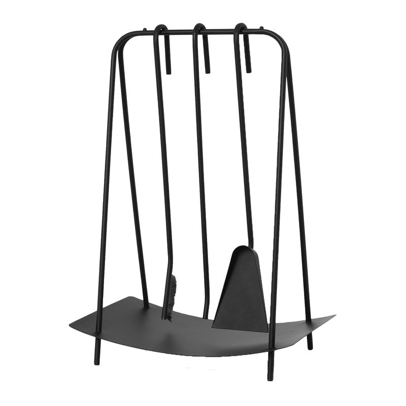 Port fireplace tools by ferm LIVING #black #