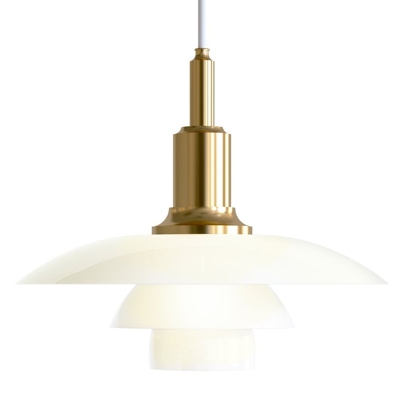 PH 3/2 pendant by Louis Poulsen #metallised brass #