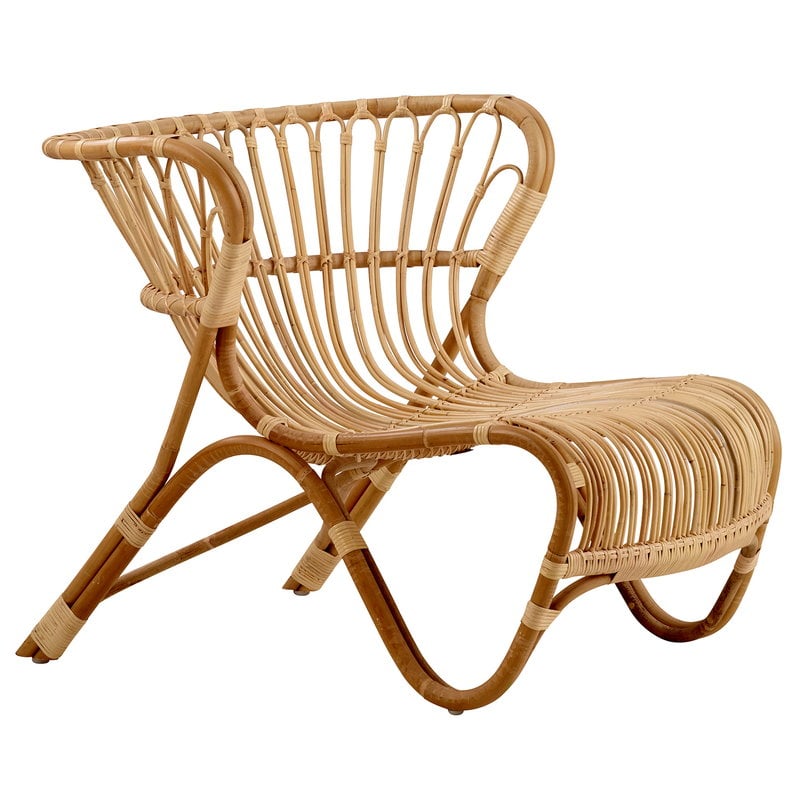 Fox lounge chair by Sika-Design #natural rattan #