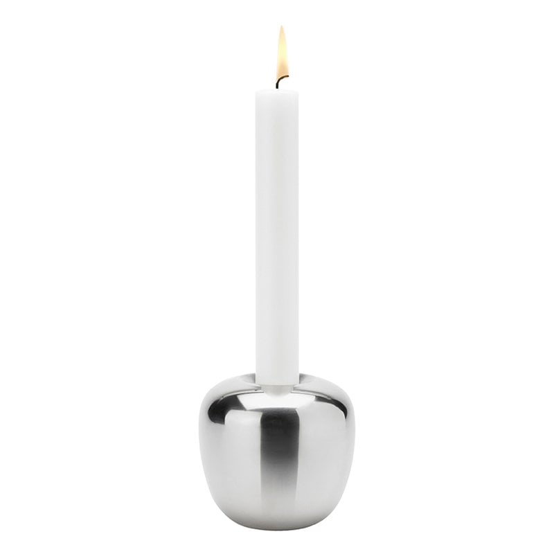 Ora candleholder by Stelton #large, steel #