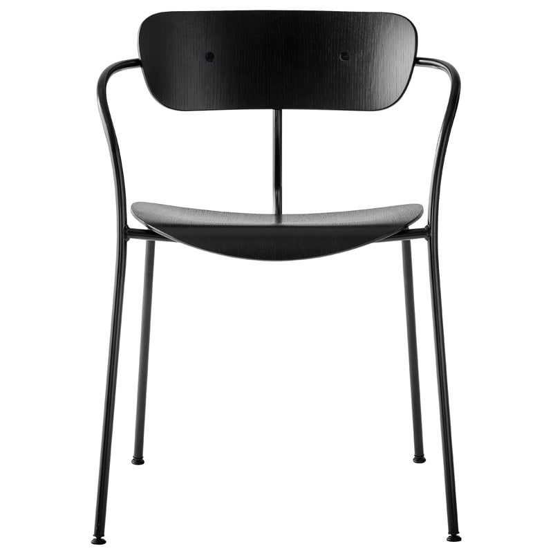 Pavilion AV2 chair by &Tradition #black #