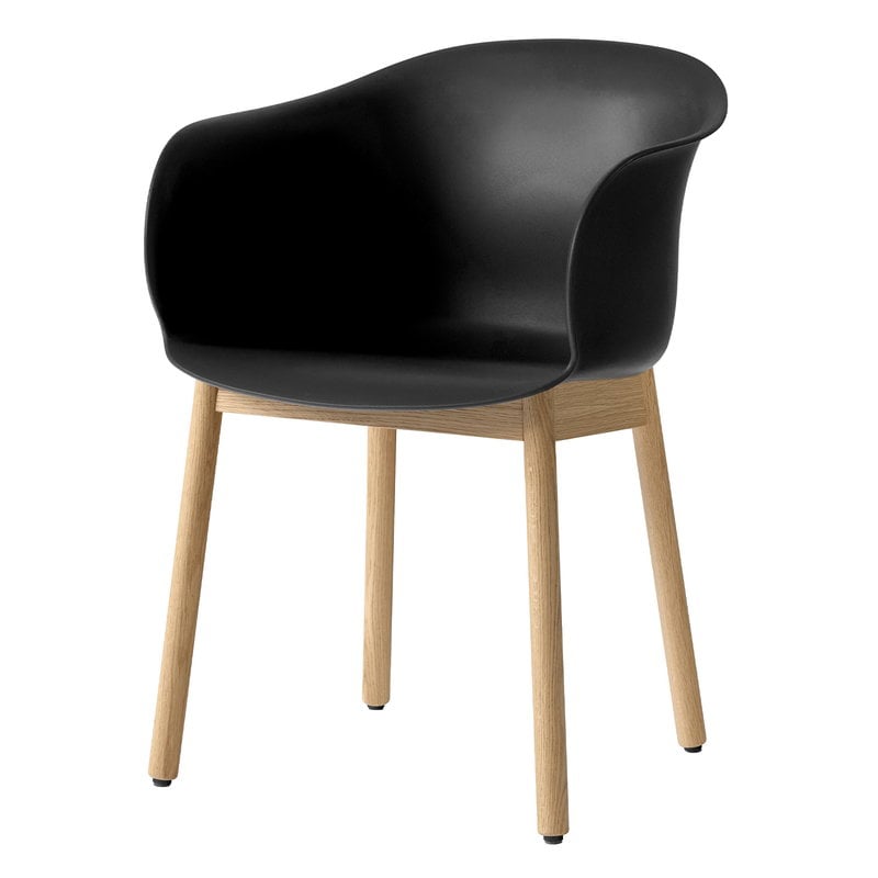 Elefy JH30 chair by &Tradition #black - oak #