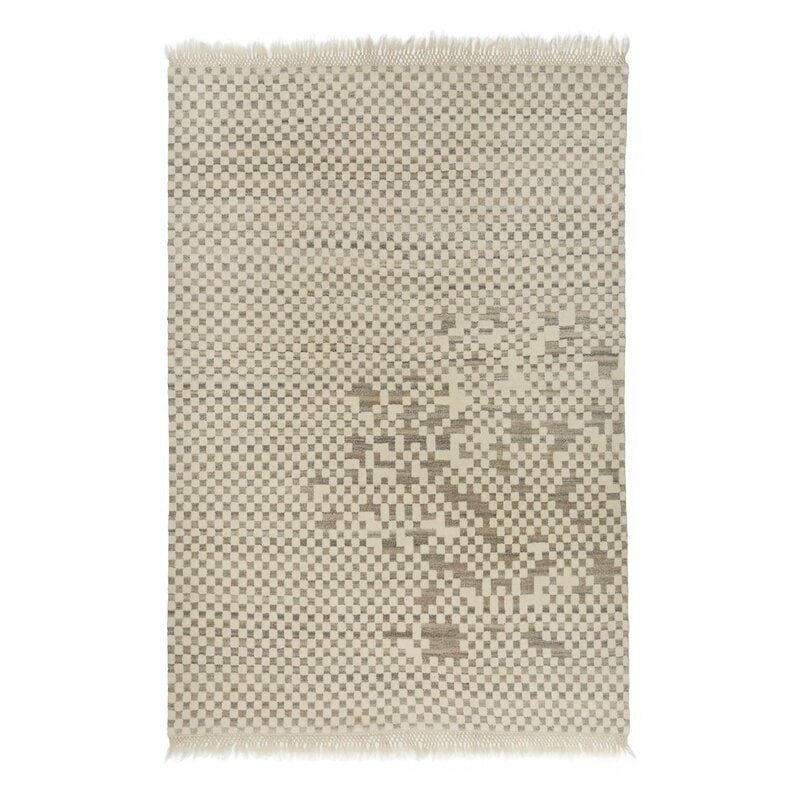 Shogi wool rug 200 x 300 cm by Anno #white - grey #