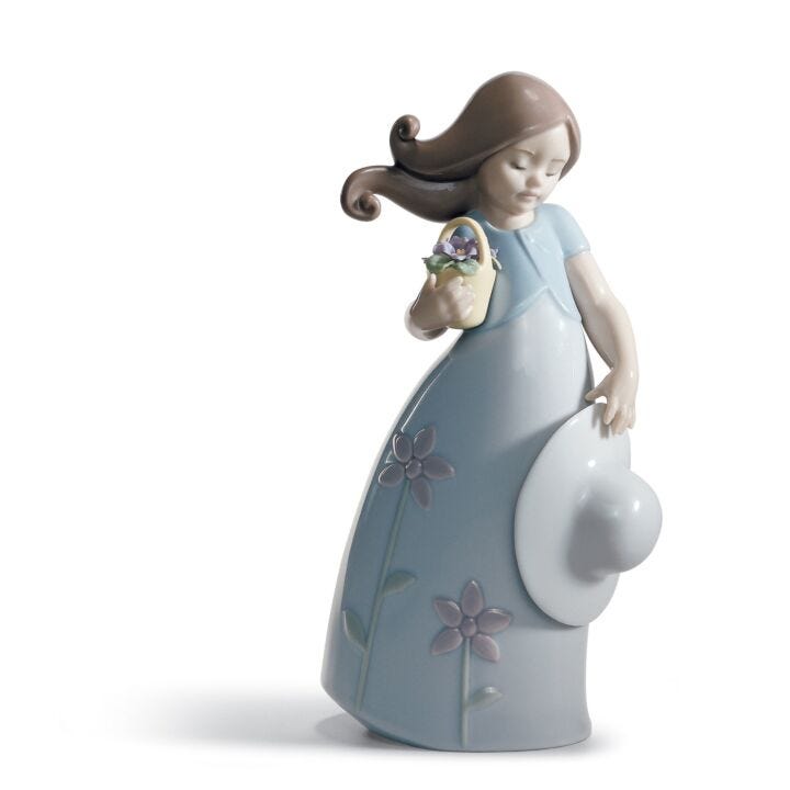 Little Violet Girl Figurine by Lladró