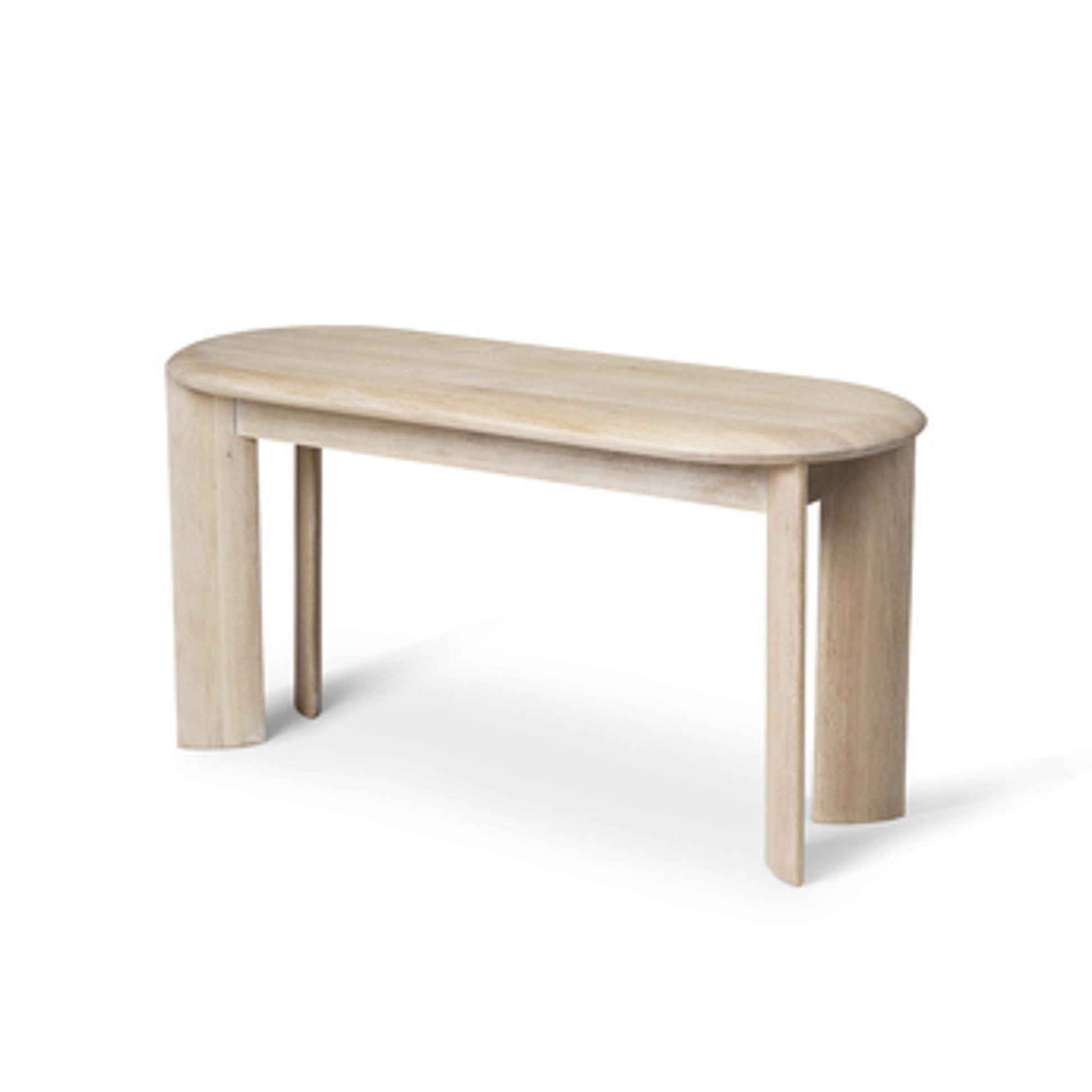 Bevel Bench by Ferm Living #White Oiled Oak