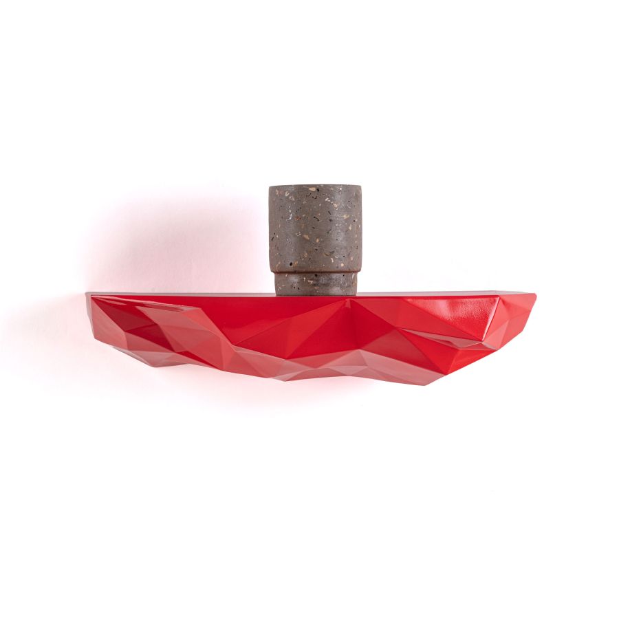 Resin Shelf Space Rocks Big by Seletti #Red
