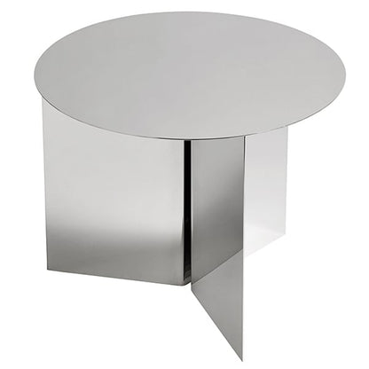 Slit table, 45 cm, polished steel