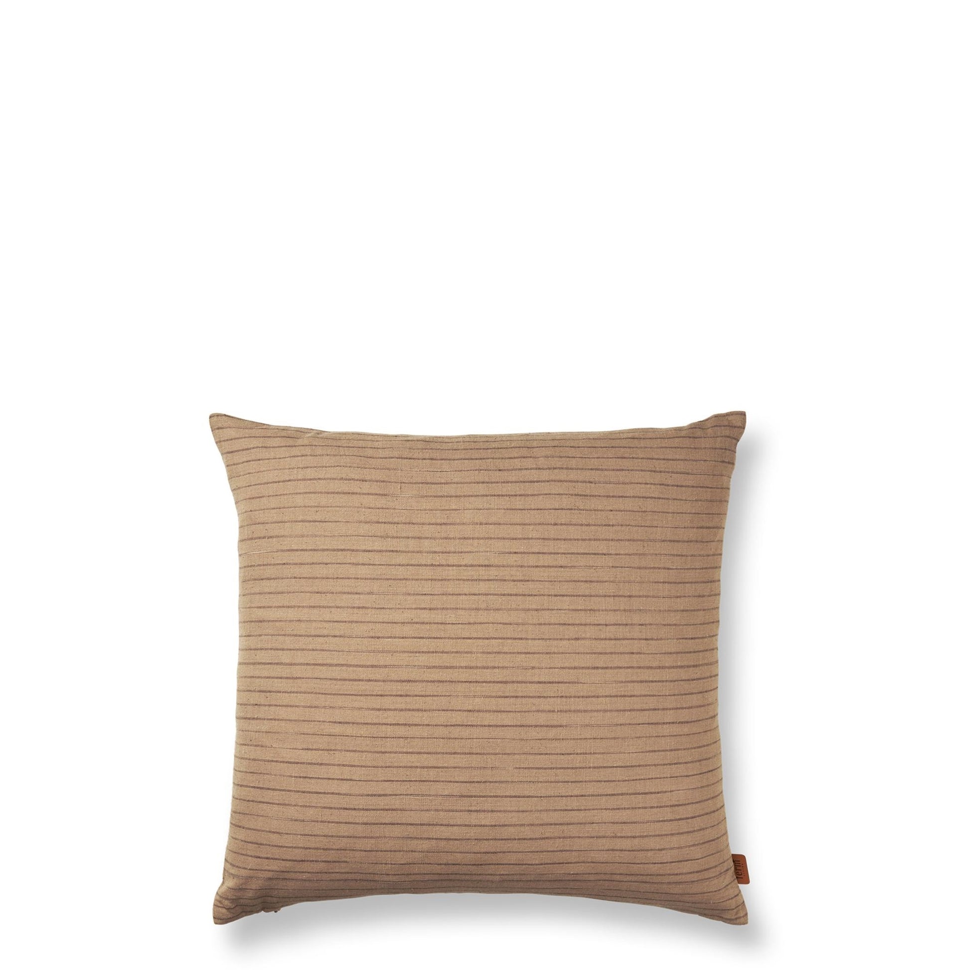 Brown Cotton Pillow by Ferm Living #Lines