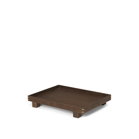 Ferm Living Bon Wooden Tray Small Smoked Oak