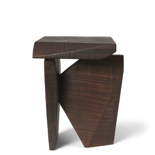 Ferm Living Silva Pedestal Dark Stained Mango Wood
