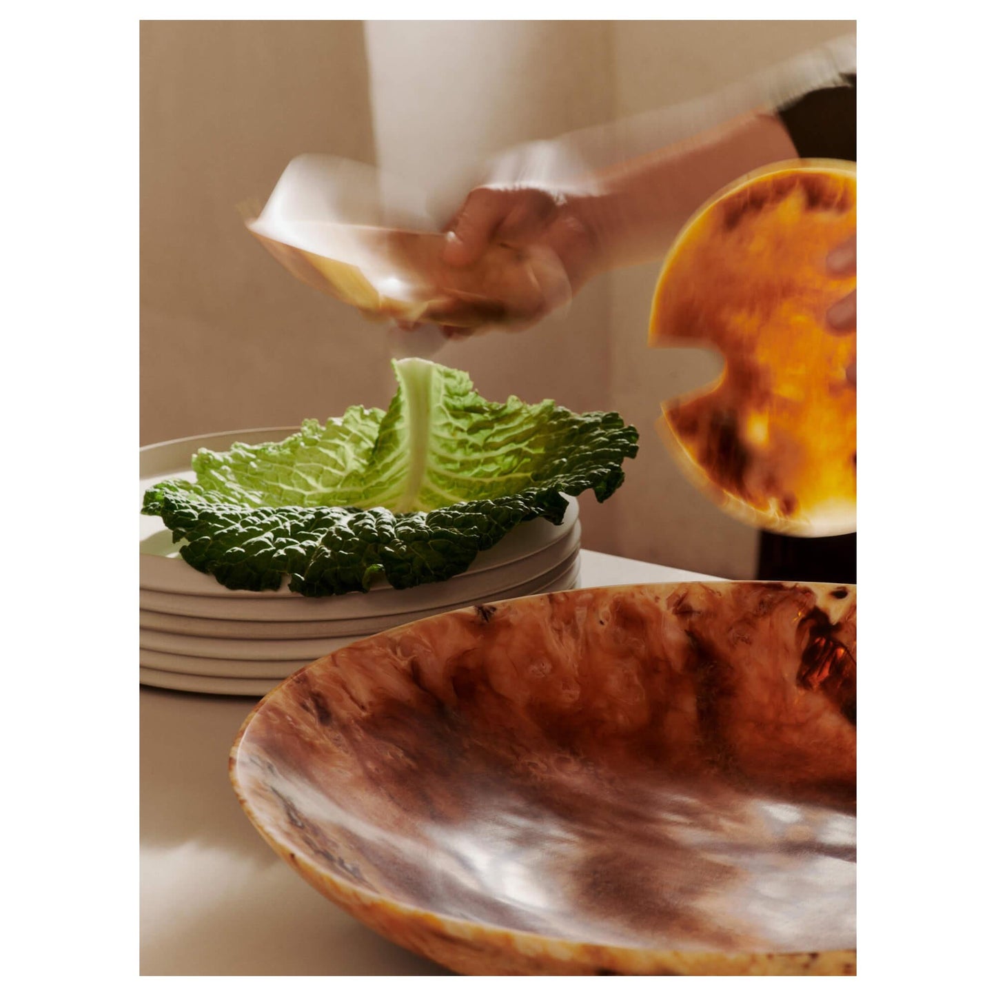 Ferm Living Sol Salad Bowl Sugar Kelp