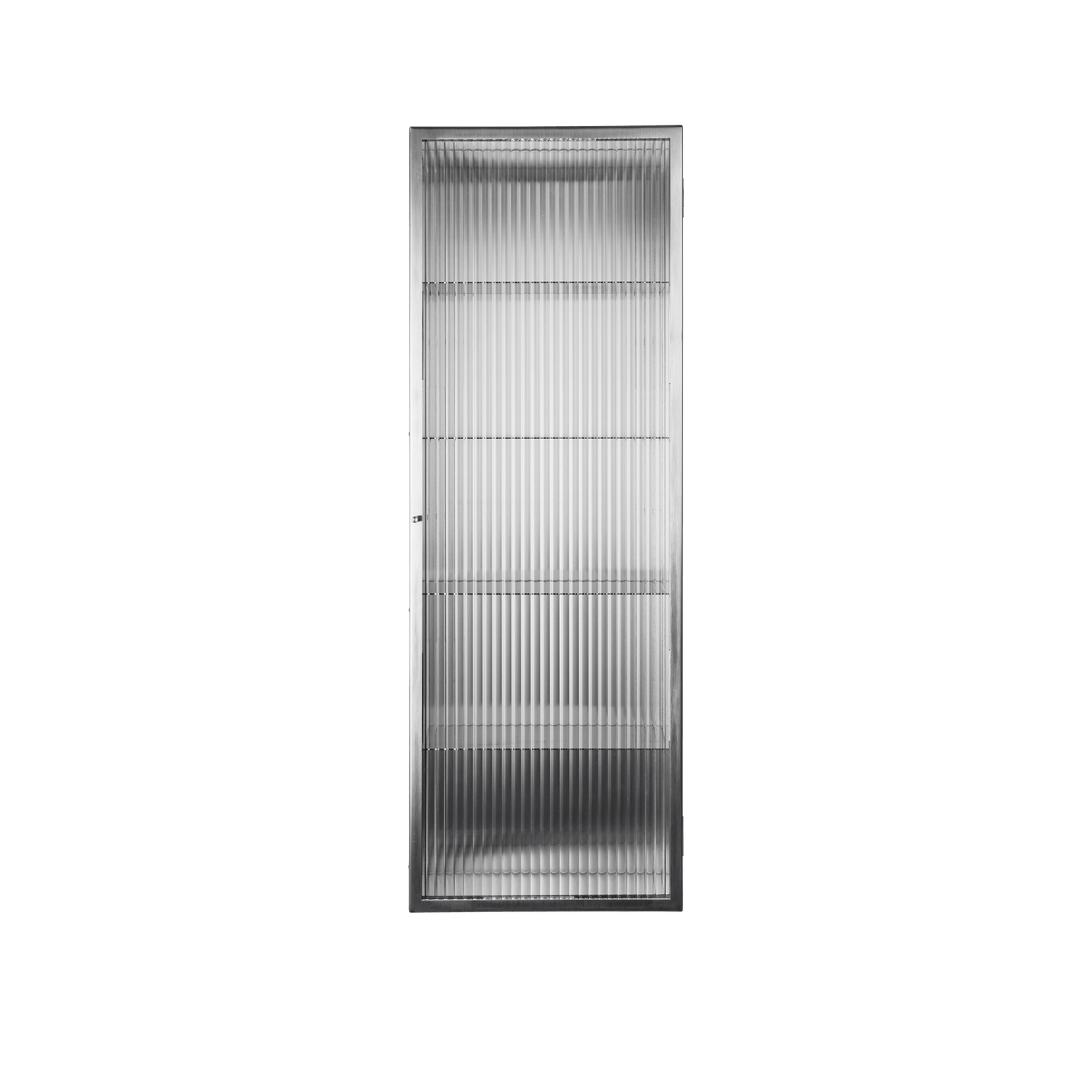 Ferm Living Haze Wall-Hung Cabinet 35x100 Stainless Steel