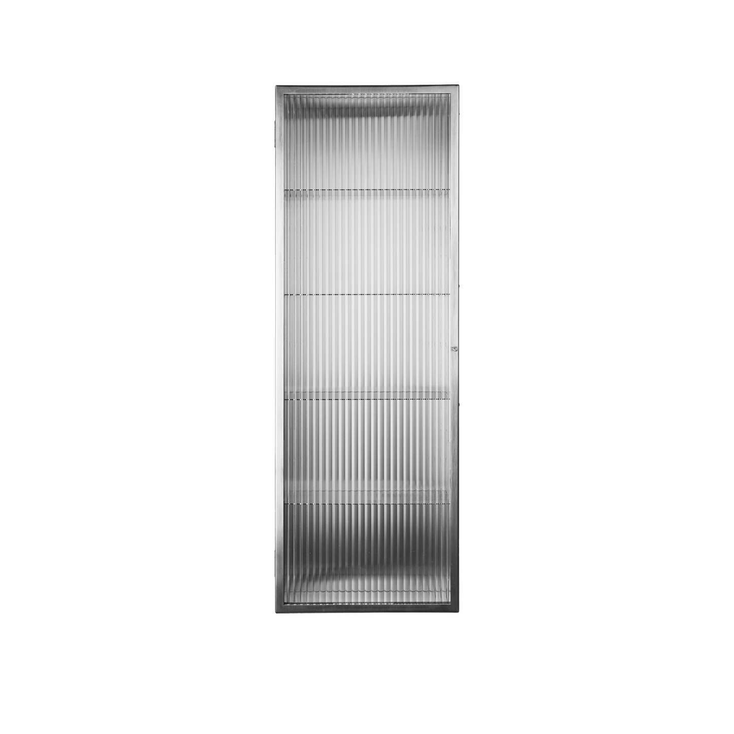 Ferm Living Haze Wall-Hung Cabinet 35x100 Stainless Steel