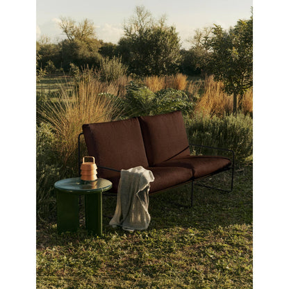 Ferm Living Desert 2-Seater Sofa Pure Bouclé/Cashmere/Chestnut