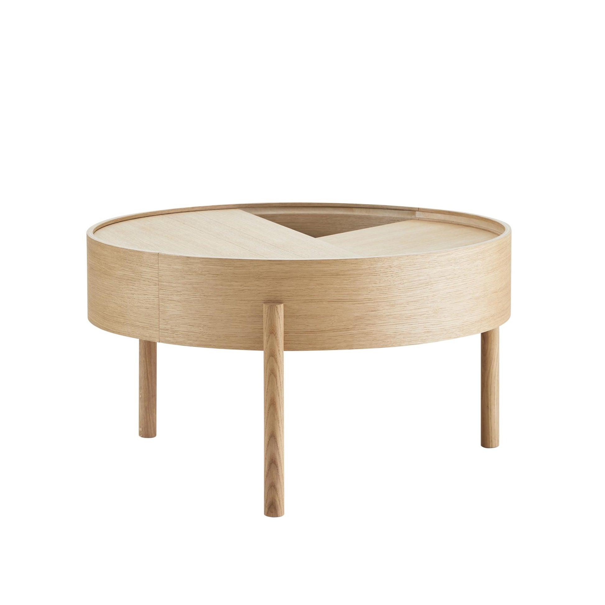 Arc Coffee Table Ø66 by WOUD #Oiled Oak