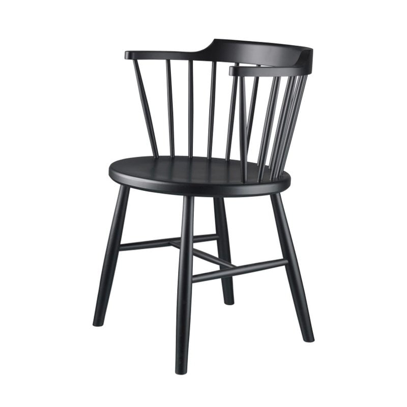 J18 chair by FDB Møbler #black #