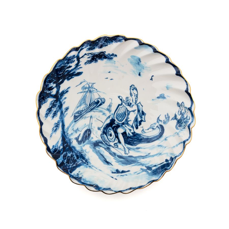 Porcelain Soup Plate Classics on Acid Delfino by Seletti