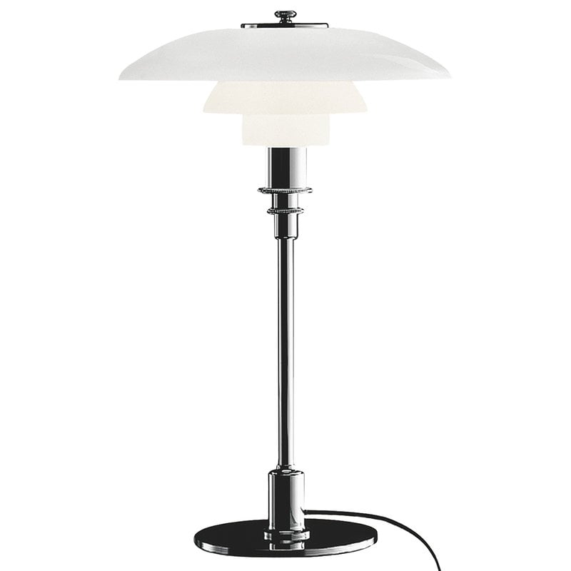 PH 3/2 table lamp by Louis Poulsen #chrome plated #