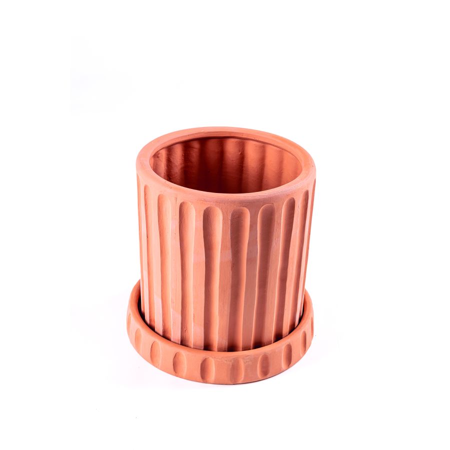 Terracotta vase Magna Graecia Dorico by Seletti