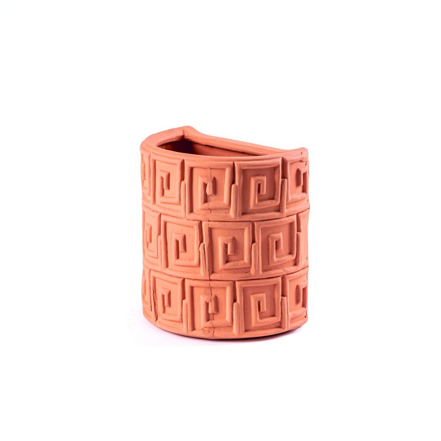 Terracotta Wall vase Magna Graecia Greche by Seletti