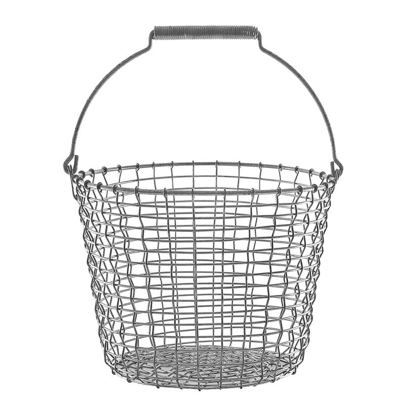 Bucket 16 wire basket by Korbo #galvanized #