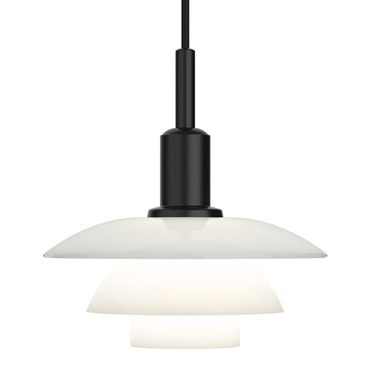 PH 3/3 pendant by Louis Poulsen #black - opal glass #