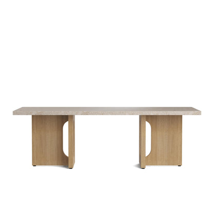 Audo Androgyne Coffee Table Natural Oak/Kunis Breccia Sand